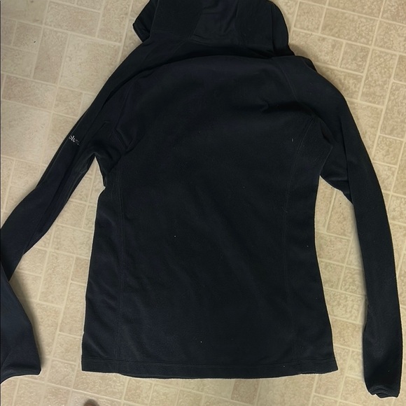 Columbia Black turtle neck quarter zip Sweater Fleece - Picture 4 of 4